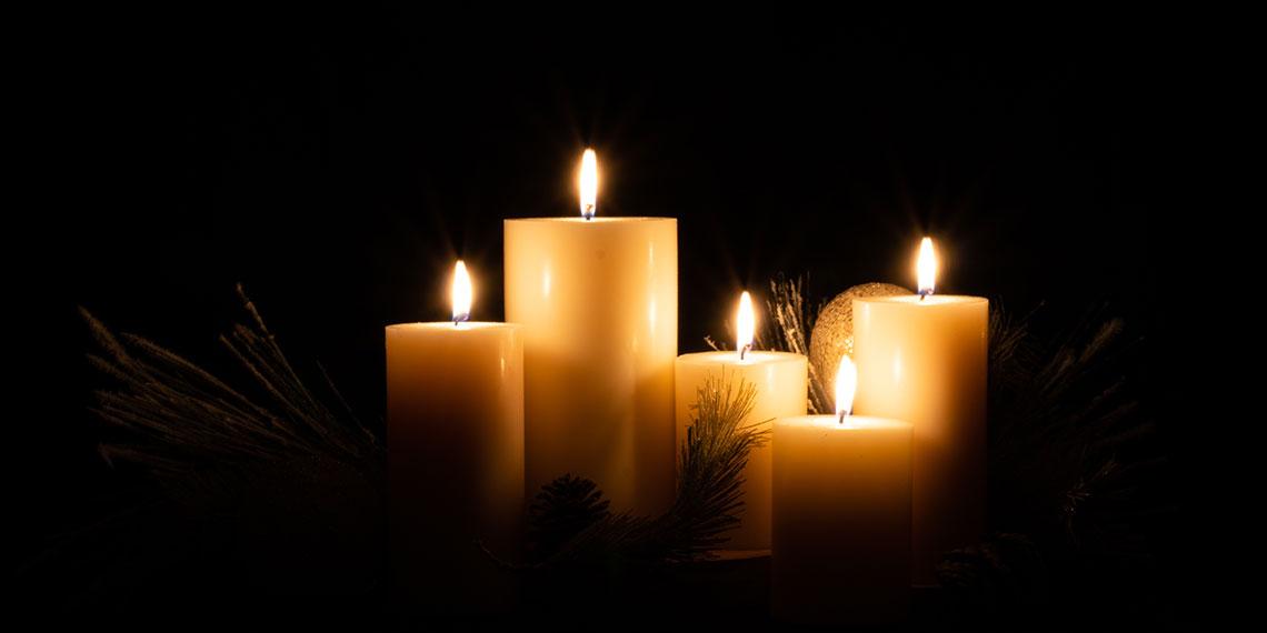 Candles in the darkness